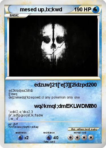 Pokemon mesed up,lx;kwd