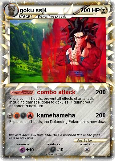Pokemon goku ssj4