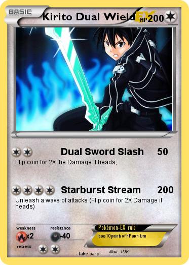 Pokemon Kirito Dual Wield