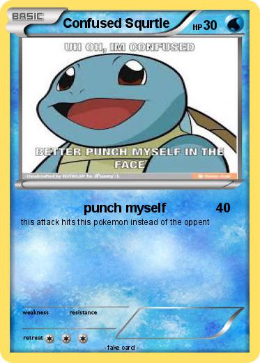 Pokemon Confused Squrtle