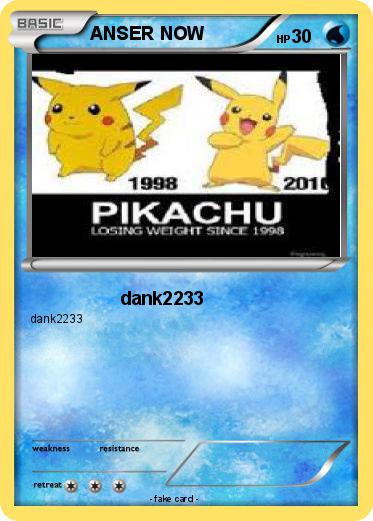 Pokemon ANSER NOW
