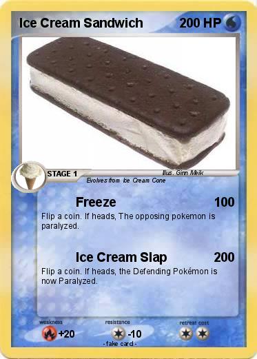 Pokemon Ice Cream Sandwich