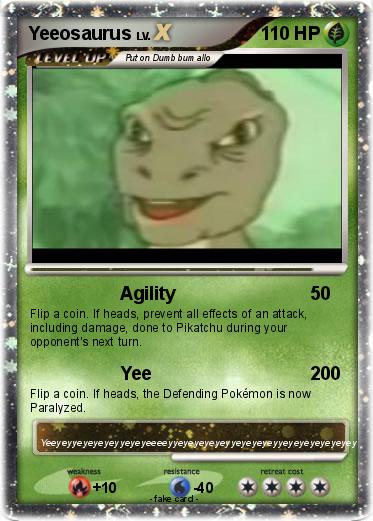 Pokemon Yeeosaurus