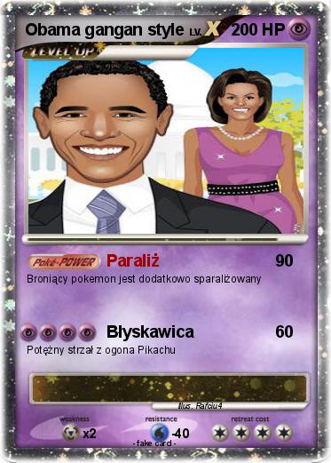 Pokemon Obama gangan style