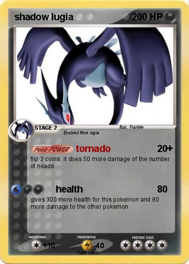 Pokemon shadow lugia