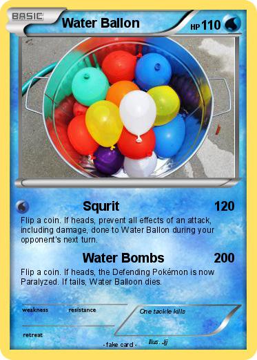 Pokemon Water Ballon