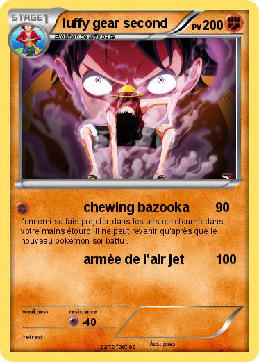 Pokemon luffy gear second