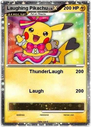 Pokemon Laughing Pikachu
