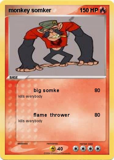 Pokemon monkey somker
