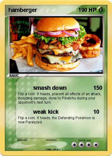 Pokemon hamberger