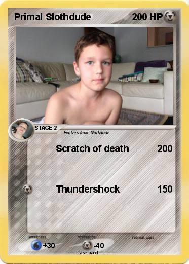 Pokemon Primal Slothdude