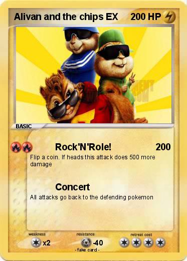 Pokemon Alivan and the chips EX