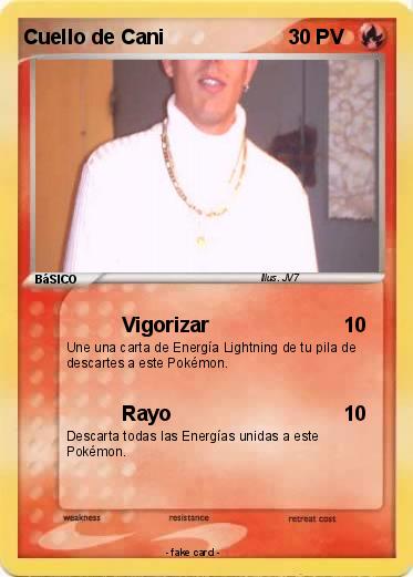 Pokemon Cuello de Cani