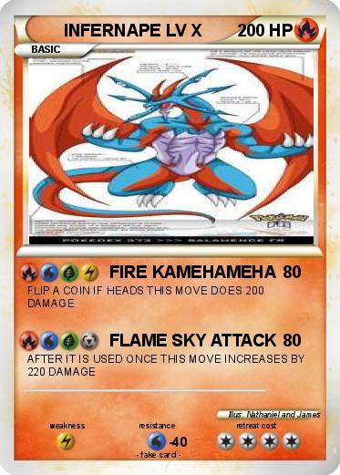 Pokemon INFERNAPE LV X