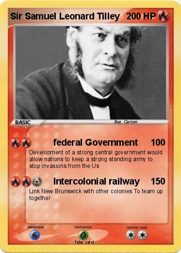 Pokemon Sir Samuel Leonard Tilley