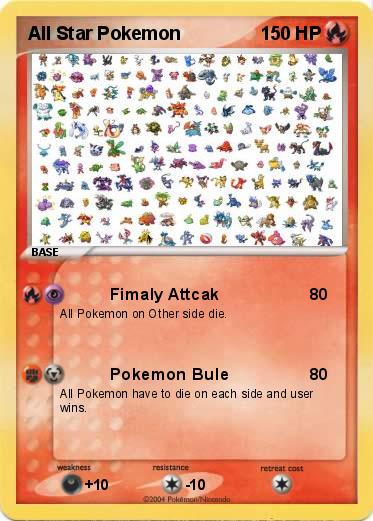 Pokemon All Star Pokemon