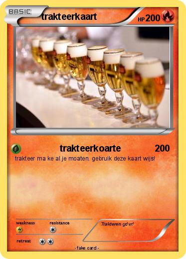 Pokemon trakteerkaart