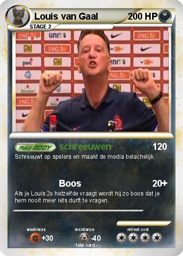 Pokemon Louis van Gaal
