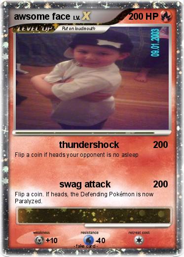 Pokemon awsome face