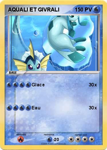 Pokemon AQUALI ET GIVRALI
