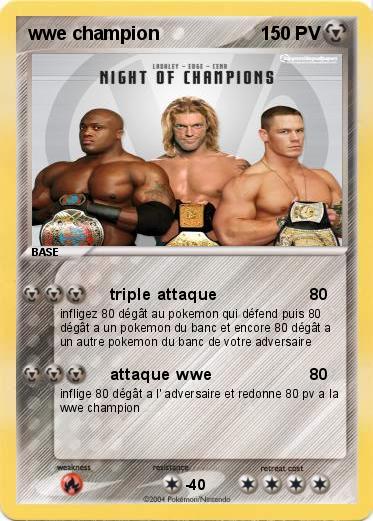 Pokemon wwe champion