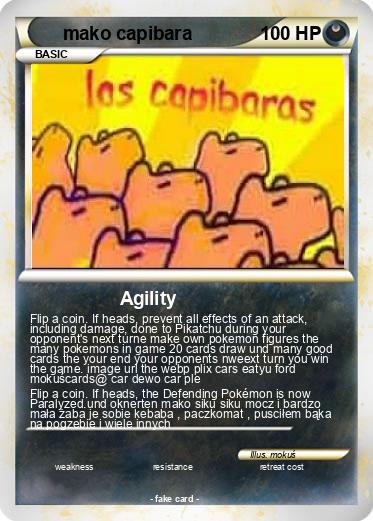 Pokemon mako capibara