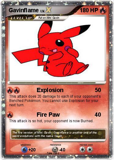 Pokemon Gavinflame