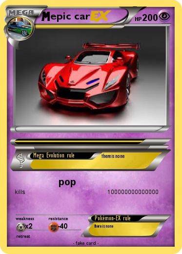Pokemon epic car
