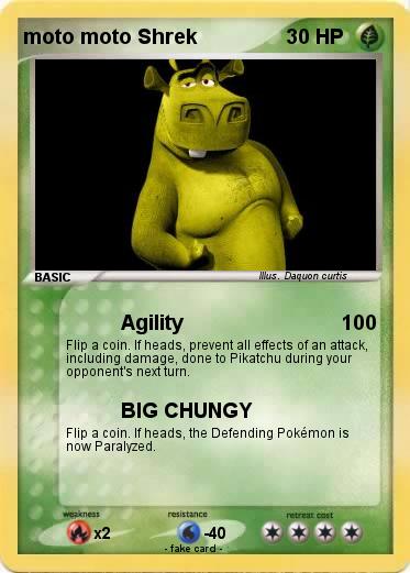 Pokemon moto moto Shrek