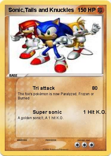 Pokemon Sonic,Tails and Knuckles