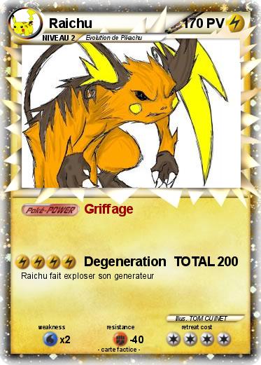 Pokemon Raichu