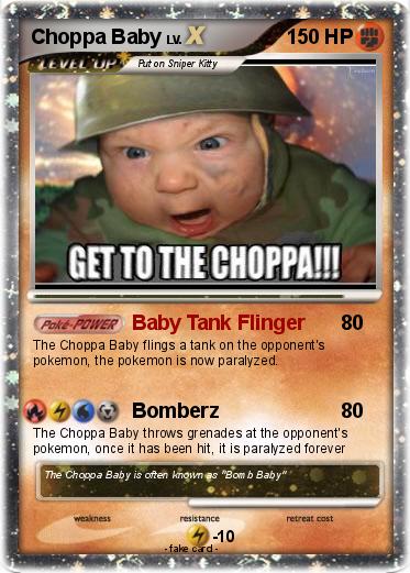Pokemon Choppa Baby