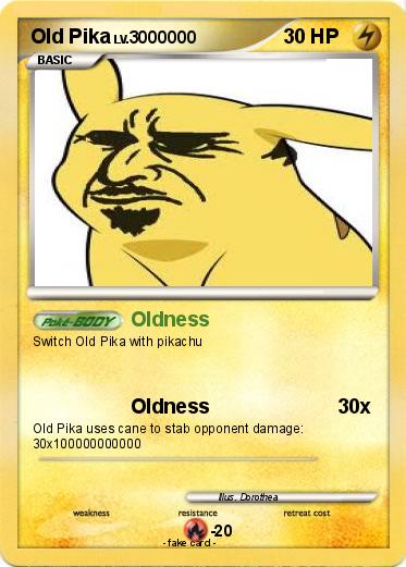 Pokemon Old Pika