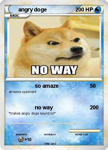 Pokemon angry doge