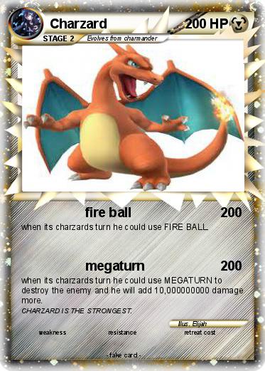 Pokemon Charzard