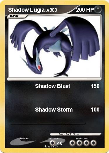 Pokemon Shadow Lugia