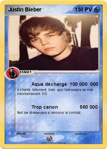 Pokemon Justin Bieber