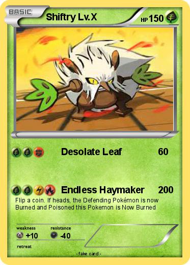 Pokemon Shiftry Lv.X