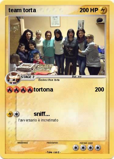 Pokemon team torta