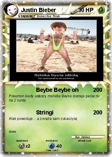 Pokemon Justin Bieber