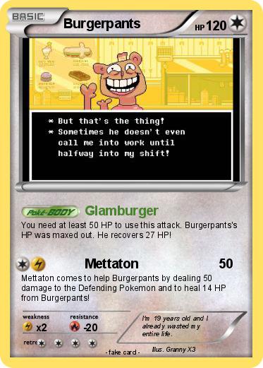 Pokemon Burgerpants