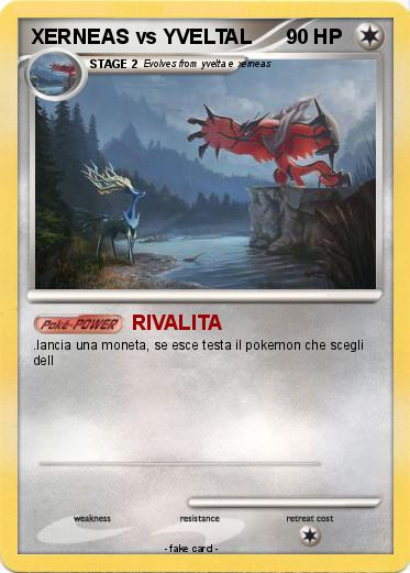 Pokemon XERNEAS vs YVELTAL