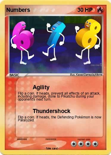 Pokemon Numbers