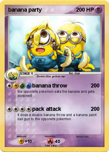 Pokemon banana party