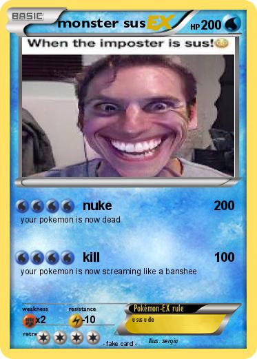 Pokemon monster sus
