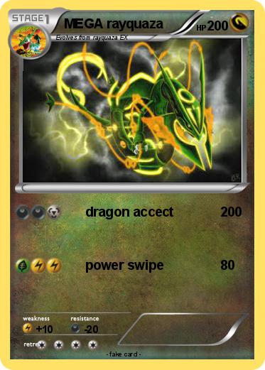 Pokemon MEGA rayquaza