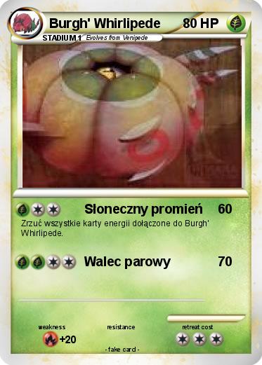Pokemon Burgh' Whirlipede