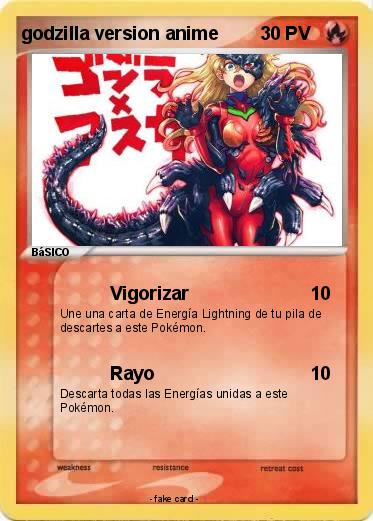 Pokemon godzilla version anime