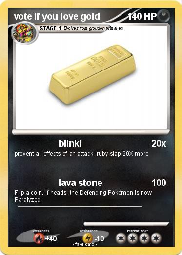 Pokemon vote if you love gold