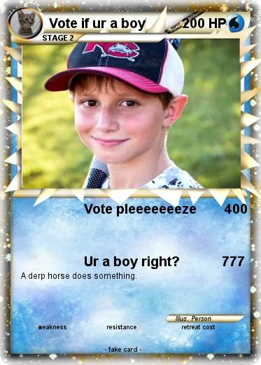 Pokemon Vote if ur a boy